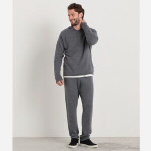 James Perse Recycled Cashmere Knit Pants – Heather Grey